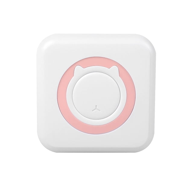 Mistaha Portable Mini Printer for Students - Pocket-Sized Quiz Printer with Thermal Printing Technology - Pink Color with 1 Roll of Printing Paper Included