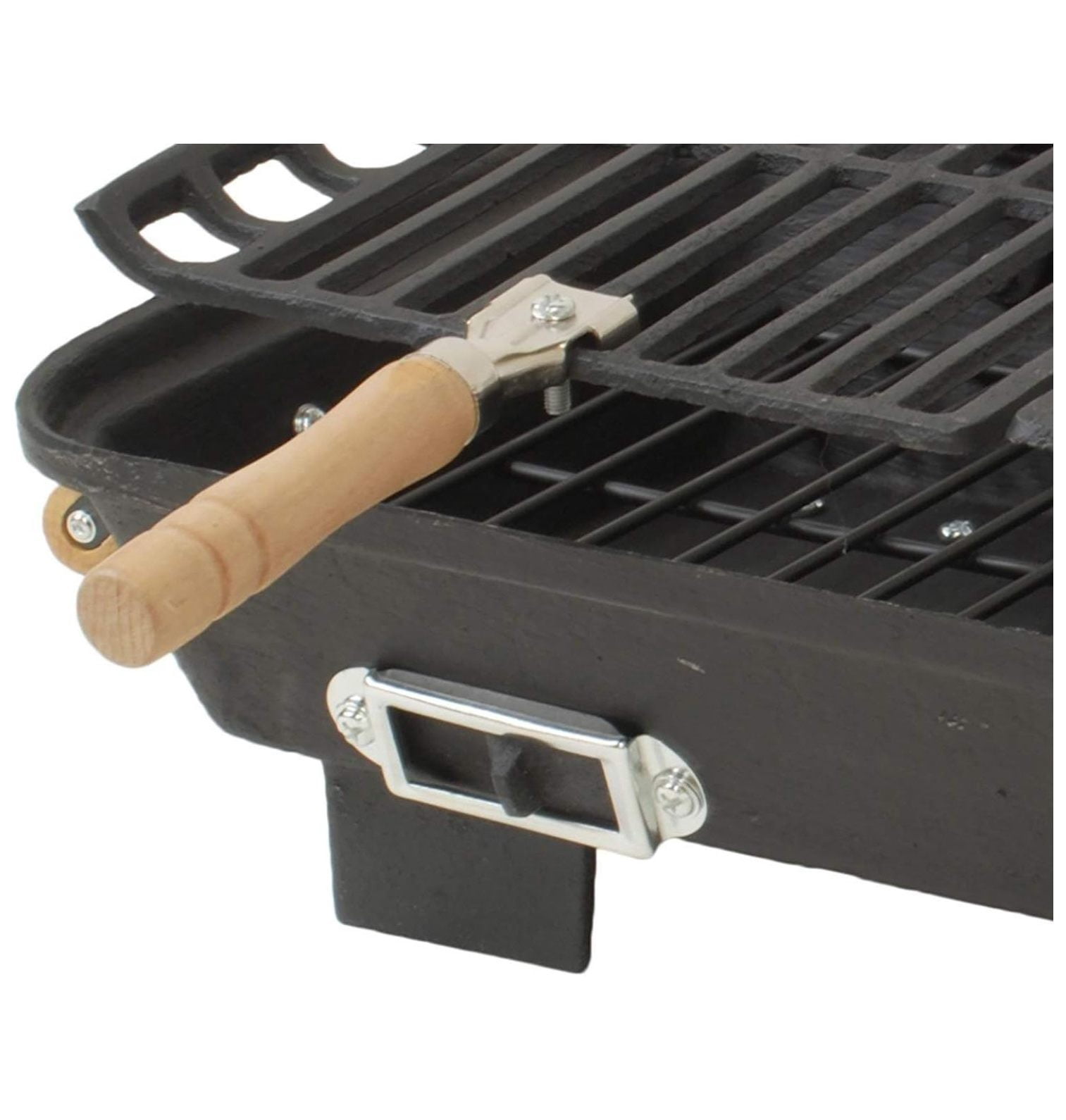 30052AMZ Kay Home Product's Cast Iron Hibachi Charcoal Grill, 10 by 18-Inch (Limited Edition)