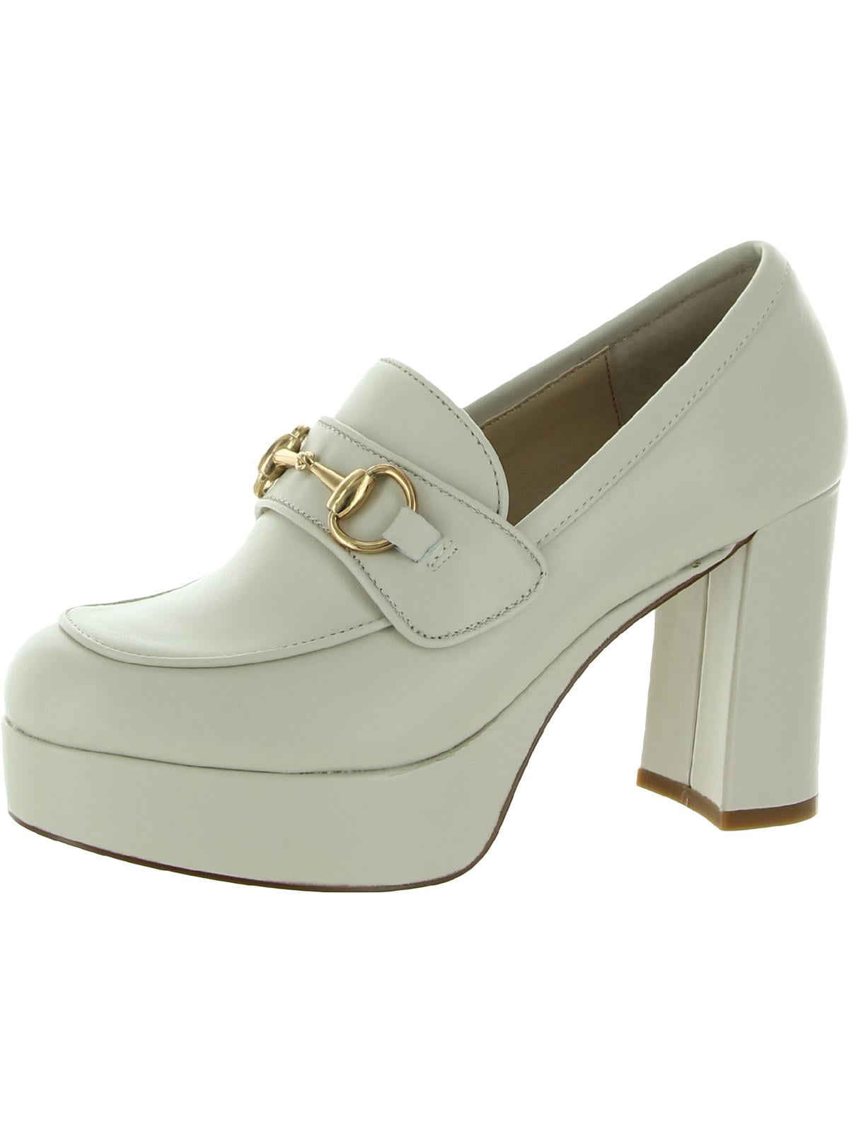 steve madden cinderella horsebit platform loafers