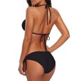 thumbnail image 4 of TYGHBN Women Bandeau Bandage Bikini Set Push Up Brazilian Swimwear Beachwear Swimsuit Memorial Day Bikini Side Tie Bikini Womens Seamless Bikini Underwear Bikini after Shave for Women Bikini Sporty, 4 of 6