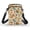 Koala with Flower Crown, variant on HELLHERO Double Deck Adjustable Shoulder Strap Crossbody Bag, Polyester Crossbody Bags for Unisex, Vintage Flowers