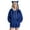 Blue#1, variant on cocolona Womens Hoodies Fall Winter Long Sleeve Drawstring Hooded Sweatshirts Fashion Casual Loose Gradient Color Tops with Pockets
