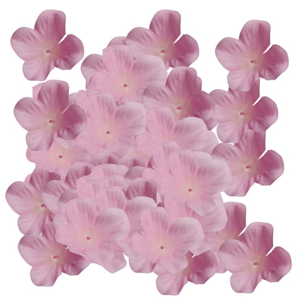 Pétalo de cabeza de flor artificial 500x para decoración de diademas Rosa melocotón Sunnimix Pétalos de flores