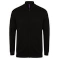 thumbnail image 1 of Henbury Mens/Womens Knitted Bomber Jacket, 1 of 1