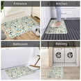 thumbnail image 5 of Pofeuu Cartoon Dinosaur Print Flannel Doormats Rug16"x24"Rug Washable Doormats Indoor Outdoor Rugs for Layered Front Door Mats, Porch, Kitchen, Entryway, 5 of 7