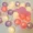 A-Pink purple, variant on Cotton Garland Balls Lights String Christmas Easter Outdoor Hanging Party Baby Kids Room Bed Fairy Lights Decorations