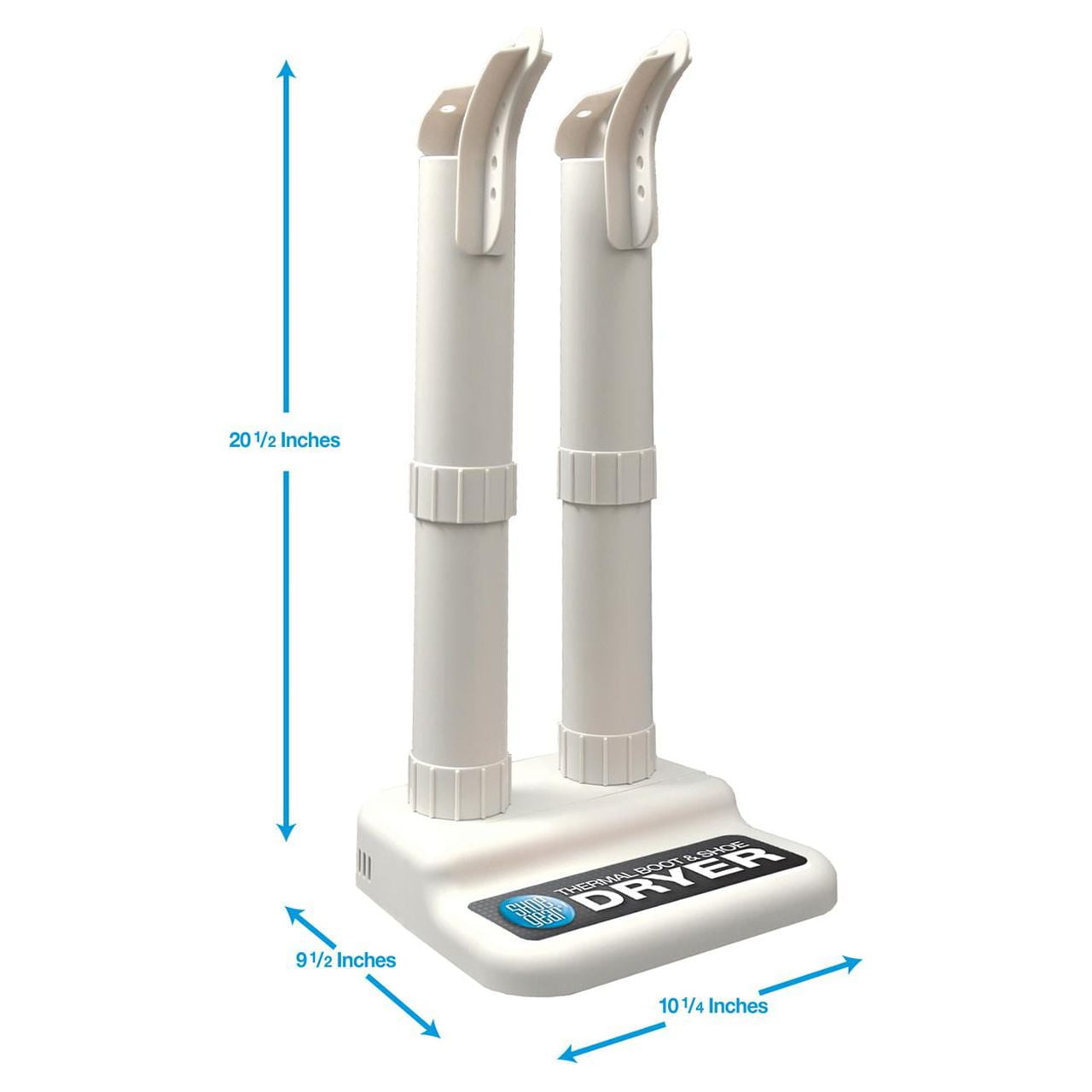 Shoe Gear Plastic Thermal Stack Boot and Shoe Dryer Ivory