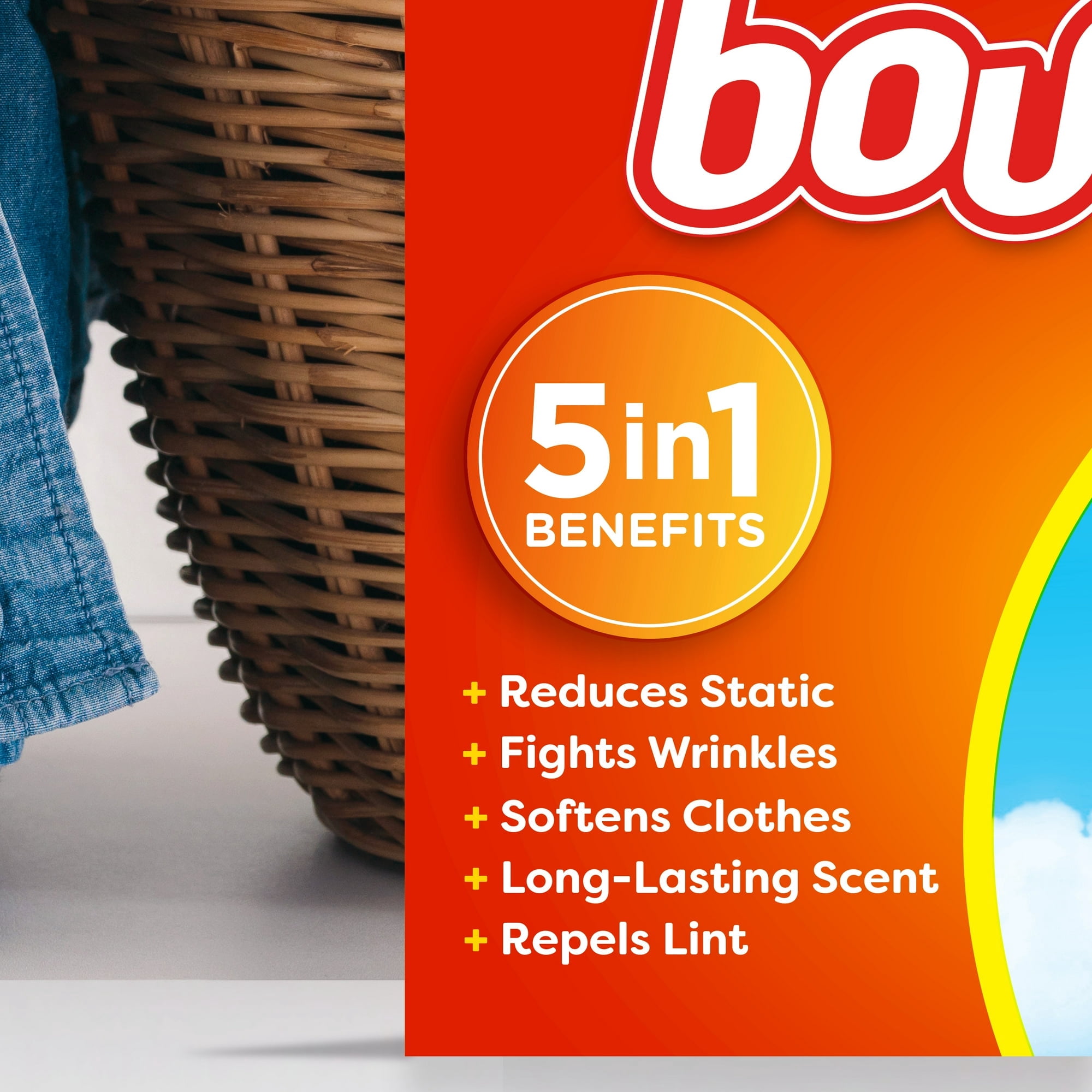 Bounce Fabric Softener Dryer Sheets, Fresh Linen Scent, 240 Count
