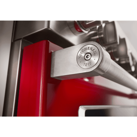 KitchenAid - Commercial-Style 5.1 Cu. Ft. Slide-In Gas True Convection Range with Self-Cleaning - Passion red