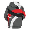 thumbnail image 3 of Modern Geometric Men's Women Vintage 3D Hooded Sweatshirt - All-Season Loose Fit Streetwear, 3 of 6