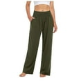 thumbnail image 2 of Leggings for Women Women's Pants High Waisted Wide Leg for Yoga Sports and Casual Wear, 2 of 6