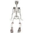 thumbnail image 2 of 3ft/90cm Halloween Full Body Skeleton Props Realistic Human Bones with Movable Joints for Halloween Party Decoration, 2 of 5