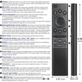 thumbnail image 6 of Voice Remote for Samsung TV BN59-01385A Universal Remote Compatible for Samsung with Voice Function Frame Serif Crystal, 6 of 7