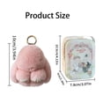 thumbnail image 6 of Easter Bunny Keychain With Tin Box, Handmade Soft Bunny Keychain, Bunny In Tin, For Backpack,Bag Key Chain,Charm Gift, 6 of 6
