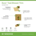 thumbnail image 6 of Symmons S3692MB15TRM Duro Hydromersion Tub And Shower Trim Package - Black, 6 of 7