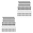 thumbnail image 3 of Redempat 100 Pieces Plastic Automobile Retainer Clip Detachable ATV Fixing Fastener 2Set, 3 of 6