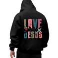 thumbnail image 3 of WILLBEST Sudaderas para Hombre Sudaderas con Capucha y Sudaderas para Hombre Sudadera con Capucha Informal Holgada con Estampado De Letras para Uso Diario Otoño Invierno Ropa De Calle Cómoda Mediana​​, 3 of 3