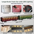 thumbnail image 3 of Train Set BUBUQE Electric Remote Control w/ Smoke & Light, 3 of 6