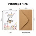 10 Sets Bee Flower Keychain Gift Kit, Metal Bee Daisy Charm Key Rings ...