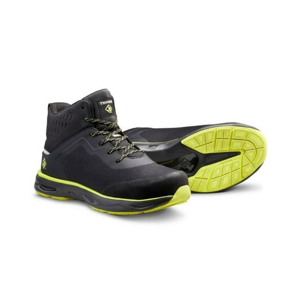 Men's CSA ApprovedTerra Lites MID TR0A4NRTA35 Unisex Composite Toe Athletic Safety Shoe - Black/Lime Black/Lime 9.5