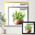 thumbnail image 4 of Designart 'Succulent Flower In Terracotta Clypot I' Traditional Framed Art Print, 4 of 4