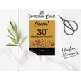 thumbnail image 3 of Darling Souvenir Brown Birthday Invitation Card Printable Elegant Fill or Write In Blank Party Invites 28 Pcs 5 x 7 Inches, 3 of 5