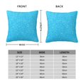 thumbnail image 2 of Pofeuu Sky Blue Glitter Print Double-sided plush pillowcase Square Throw Pillow Covers Pillows Cover for Living Room Bedroom Sofa Couch Cushion Cover（No pillow core）-12"x12", 2 of 7