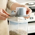 thumbnail image 5 of Linnome Clear Airtight Food Storage Container With Lids Plastic Canisters For Kitchen Pantry Organization And Storage, 5 of 6