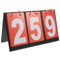 Worgeous Flip Scoreboard Portable Table Top Scoreboard Flipper Multi Sports Score Flip Scoreboard For Basketball Football Soccer