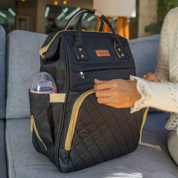 Baby n Tots | Diaper Bag Backpack | Large Capacity | Water Resistant