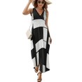 thumbnail image 1 of Vestido De Noche De Lujo Sin Mangas Para Mujer, Abstract Geometrical Vestido De Fiesta, 1 of 5