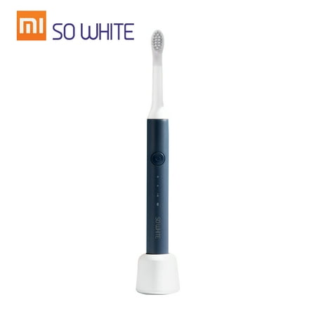 Xiaomi SO WHITE Electric Toothbrush Sound Waves Smart Brush Ultrasonic Whitening Waterproof Wireless USB Rechargeable Deep Cleaning Teeth (Best Electric Toothbrush For Whitening Teeth)