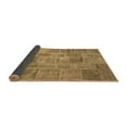 thumbnail image 2 of Ahgly Company Indoor Rectangle Patchwork Brown Transitional Area Rugs, 2' x 5', 2 of 4