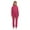 Hot Pink, variant on CHICTRY Big Girls Stand Collar Jumpsuit with Pockets Mechanic Boiler Suit One Piece Romper Coverall Red 12