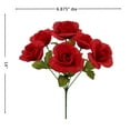Mainstays 14" Artificial Flower Pick, Rose, Red. Indoor Use