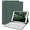 Dark Green, variant on Aoub Keyboard Case for iPad 6th / 5th Generation 2018/2017 9.7 Inch, iPad Air / Air 2, Magnetic Detachable Wireless Bluetooth Folio Stand Rechargeable Keyboard Cover with Pencil Holder, Pink