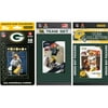 C & I Collectables PACKERS3TS NFL Green Bay Packers 3 Different Licensed Trading Card Team Sets