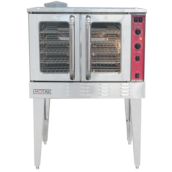 MoTak MECO-1-240 Single Full Size Electric Convection Oven - 11.9 kW, 240v/1ph/3ph