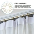 thumbnail image 3 of ETHZZLE 80Pcs Heavy Duty Drapery Hooks Nickel Plated Rustproof for Door and Window Curtains, 3 of 7