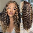 thumbnail image 3 of Peluca Sincero de nuevo estilo para mujer rizos pequeños africanos pelo largo marrón mezclado 65 cm, 3 of 5
