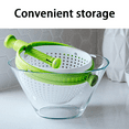 thumbnail image 5 of Easy-To-Use Salad Spinner | Non-Scratch, Nylon Spinning Colander | Lettuce Spinner, 5 of 5
