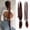B, variant on Women's Braided Ponytail Wig - Synthetic Heat-Resistant Clip-In Hair Extension, DIY Styling, Boxing Braid, Sleek Fashion, Party, Daily Wear, Cosplay, Role Play, High Temperature Wire