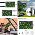 thumbnail image 6 of XYZCANDO Clover 4pcs Golf Cart Seat Covers St. Patrick's Day Golf Cart Steering Wheel Covers Golf Cart Flags Golf Cart Accessories Golf Cart Blanket Steering Wheel Wrap Suitable for All Seasons Black, 6 of 7