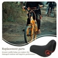 thumbnail image 4 of Yuarrent Asiento trasero de bicicleta de equilibrio para niños, cojín de monopatín eléctrico, sillín de Scooter, reparación de piezas de Ciclismo Negro, 4 of 6