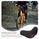 thumbnail image 4 of Yuarrent Asiento trasero de bicicleta de equilibrio para niños, cojín de monopatín eléctrico, sillín de Scooter, reparación de piezas de Ciclismo Negro, 4 of 6