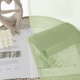 thumbnail image 4 of MKHILL 42x54" Sheer Curtains Light Green 2 Panels Set, 54 Inch Short Voile Drapes for Kitchen Bathroom Small Window, Rod Pocket Window Panels, Each 42" W x 54" L, 4 of 8