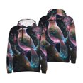thumbnail image 6 of Bingfone Bird 3 Men's Drawstring Hoodie Long Sleeve Pocket Sweatshirts-XX-Large, 6 of 6
