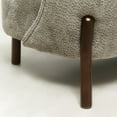 thumbnail image 2 of Noble House Avichai 58" Nordic Style Loveseat, Chenille Accent Sofa with Curved Tufted Backrest for Living Room, Beige, 2 of 13