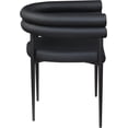 thumbnail image 5 of Meridian Furniture Lavina Black Vegan Leather Dining Chair (Set of 2), 5 of 10