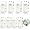 thumbnail image 1 of Fixation de Store Sans Perçage Rouleau Store Sans Perçage Fixation de Rideau Sans Perçage, 8 Pcs Support de Rideau Sans Perçage, 1 of 5